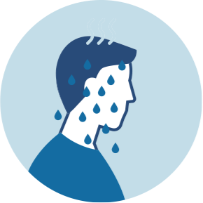 Symptoms-Excessive sweating