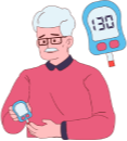 Diabetes mellitus complicated by chronic diseases