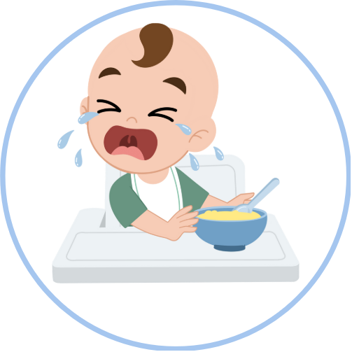 Reduced appetite or trouble in feeding