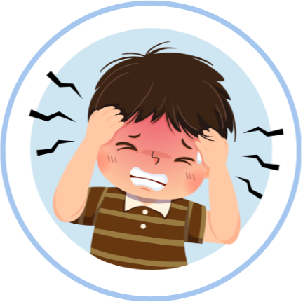 Mild headache