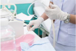 Suction of mucus