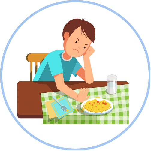 Difficulty eating and drinking